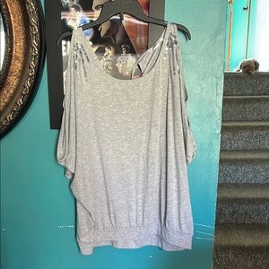 Gray Women's Top